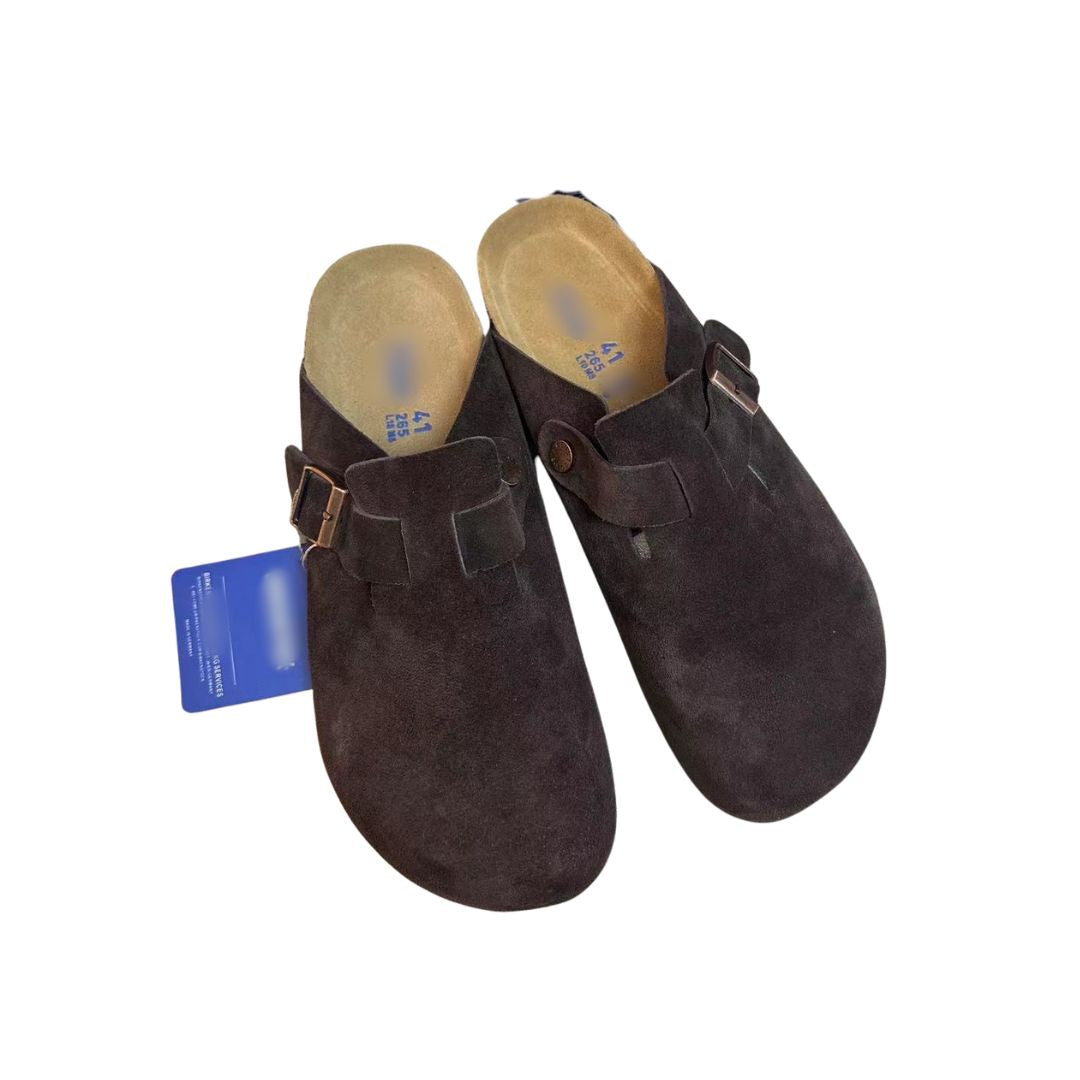 Birkenstock Clogs Mocha - Suede