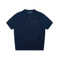 Ralph Lauren Knit Polo Navy Blue - Relaxed Fit